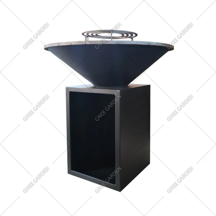 Corten Steel BBQ Grill Duty Heavy Brazier Fire Pit Grill