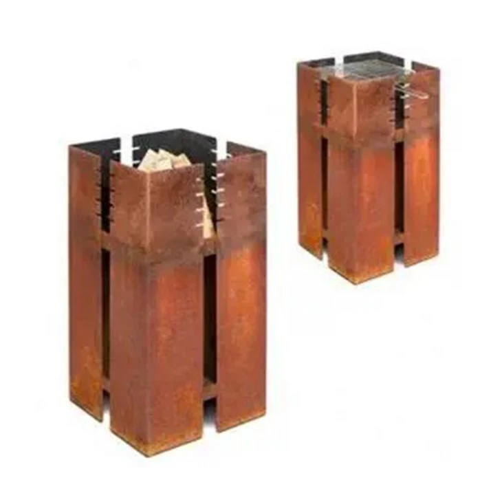 Corten Çelik Barbekü Sobası