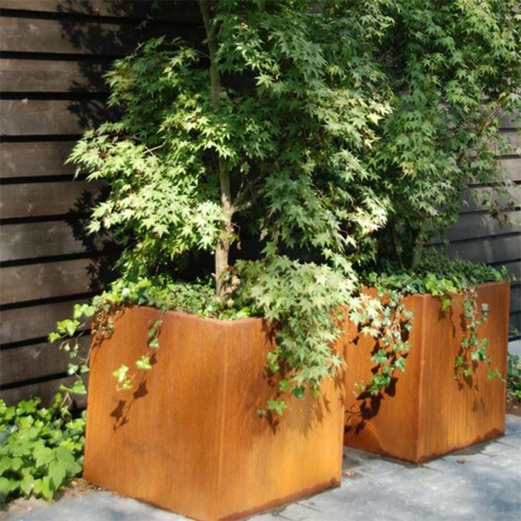 High Quantity Corten Steel Planter