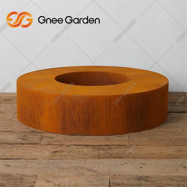 Outdoor Fire Pits Wood Burning Brazier Corten Steel
