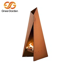 Corten Çelik Şömine