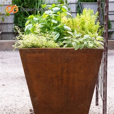 Corten Çelik Metal Ekici Suya Dayanıklı