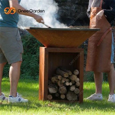 Ekonomik ve Dayanıklı Yuvarlak Corten Barbekü