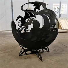 Ateş Çukuru Topu Ahşap Yanan Pas Demir Ateş Çukurları Fabrika Doğrudan Katlanır Ateş Çukuru Pas Corten Çelik Ateş Çukuru Dış Mekan