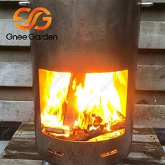 Paslanmaz Çelik Şömine