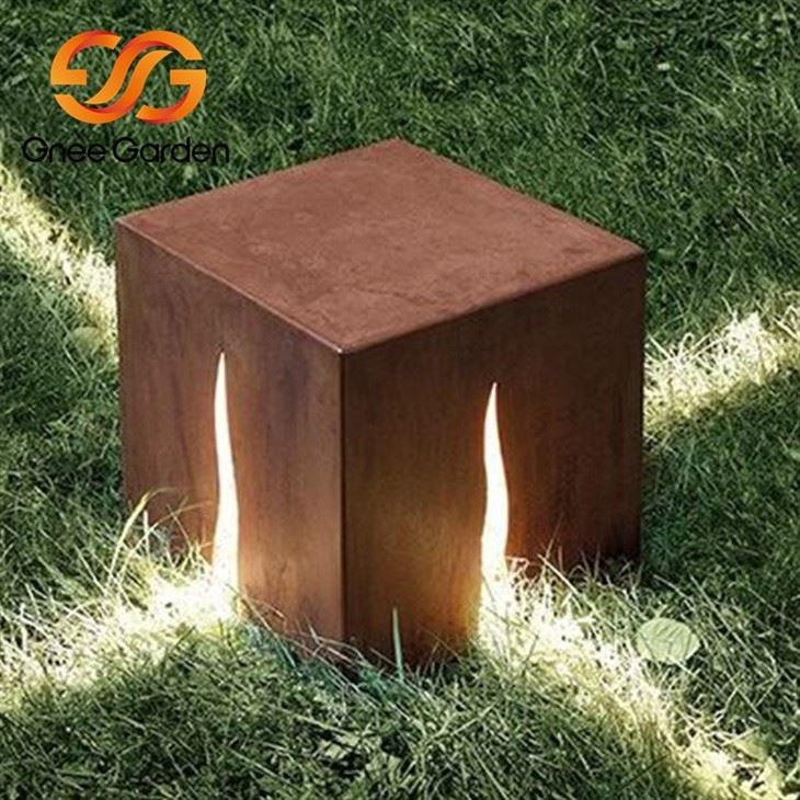 corten led bollards