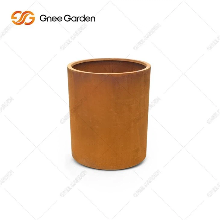 corten steel plant pots