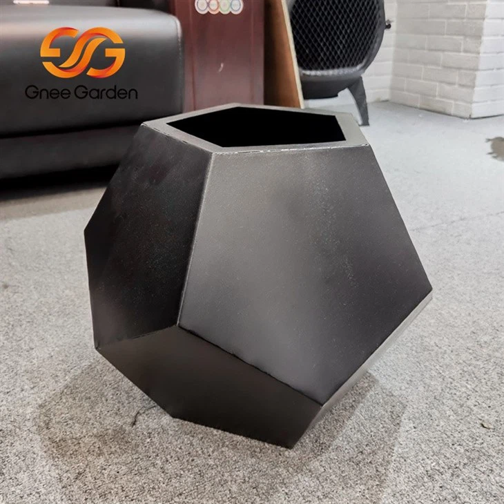 corten steel planters outdoor