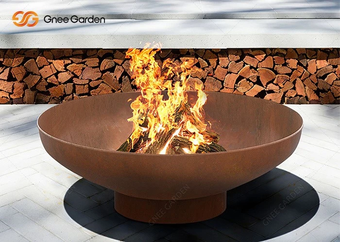 Garden outdoor corten steel fire pit Garden outdoor corten steel fire pit