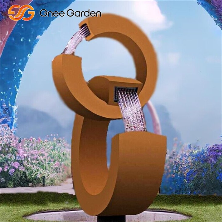 Corten Çelik Boya Silatı Açık Dekorasyon