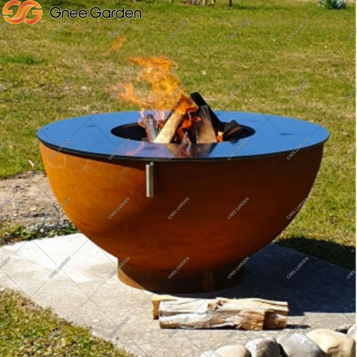 weathering steel BBQ Grill Outdoor use